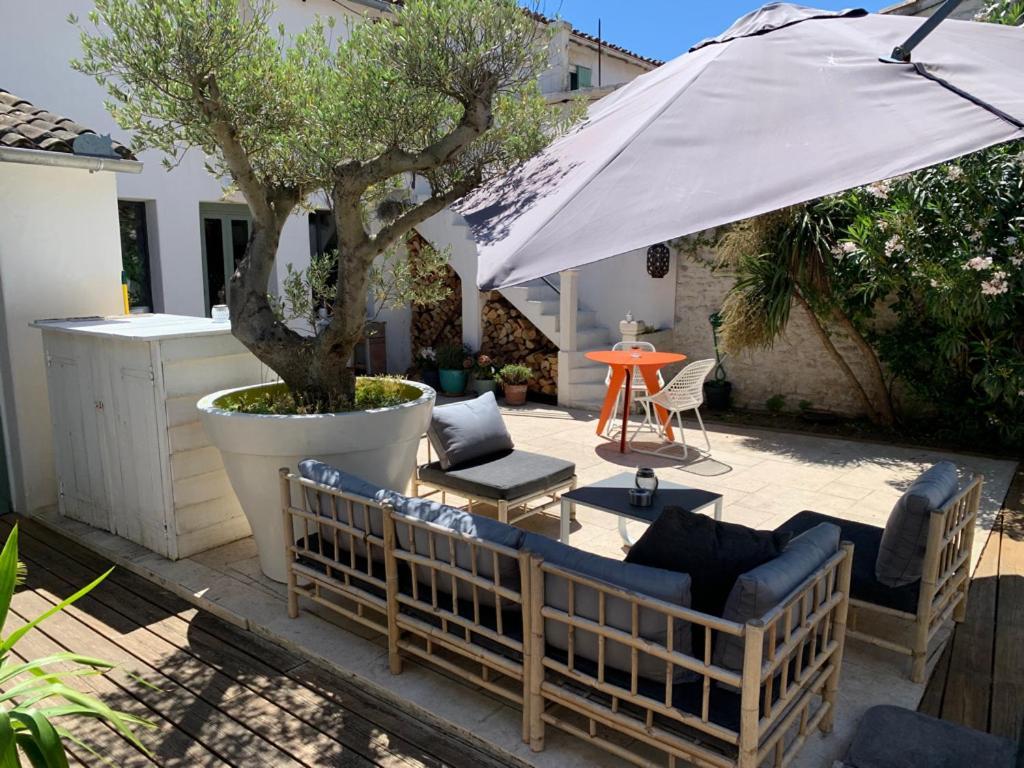 Maison Face Au Soleil Le Bois-Plage-en-Re Luaran gambar